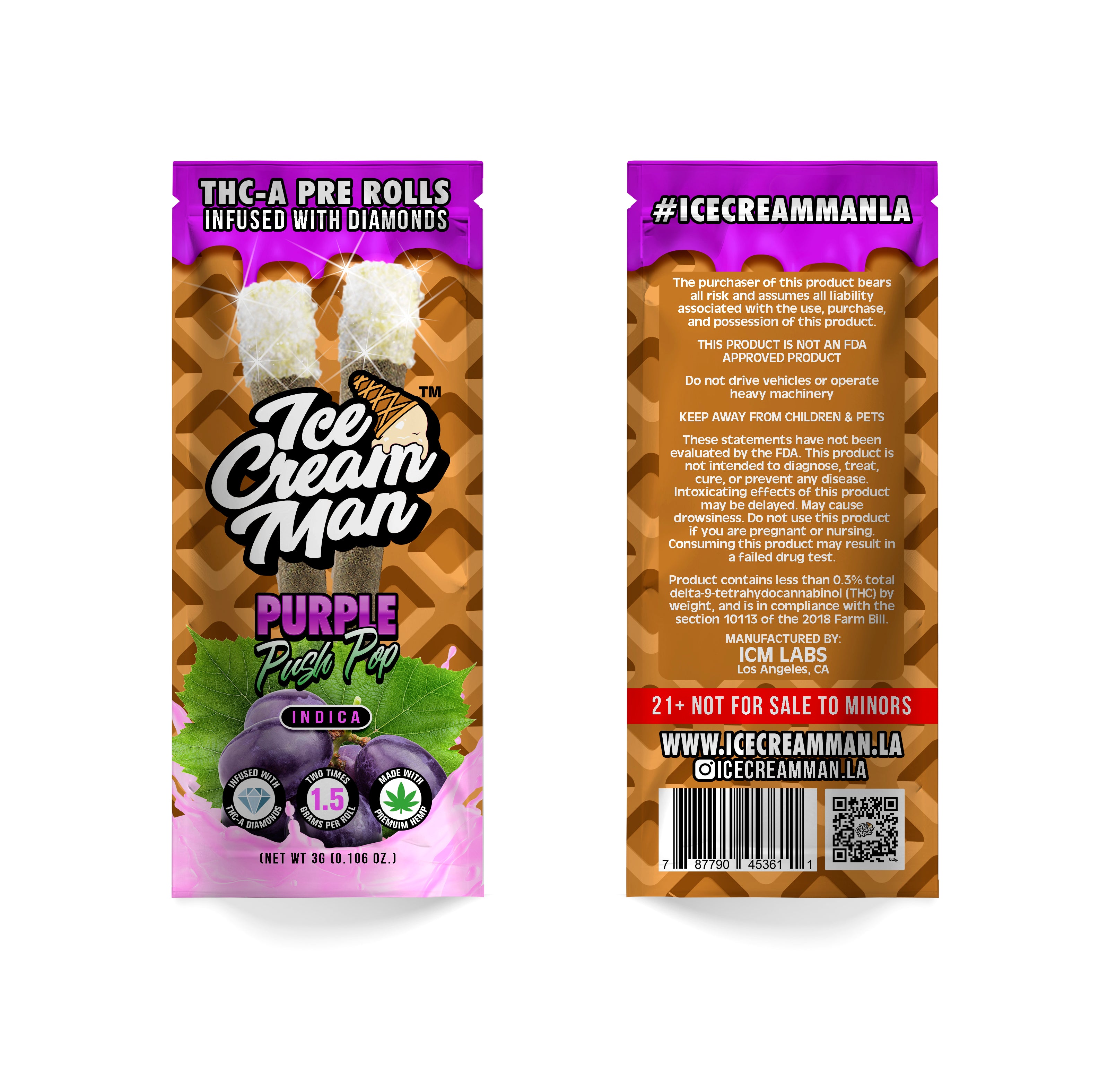 Purple Push Pop - Indica